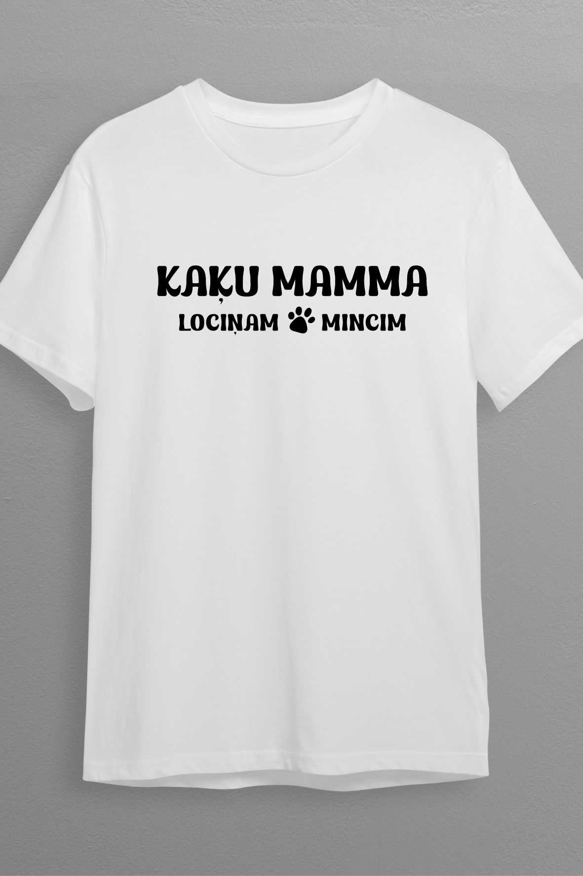 Personalizēts kaķa mammas T-krekls