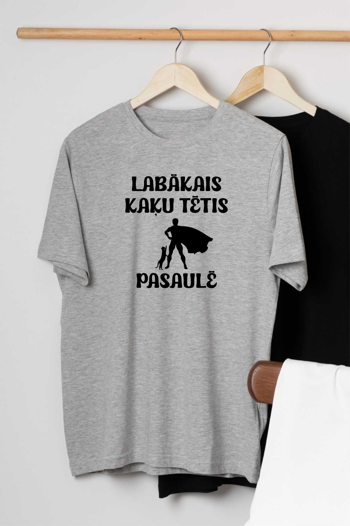 ''Labākais kaķu tētis pasaulē'' T-krekls