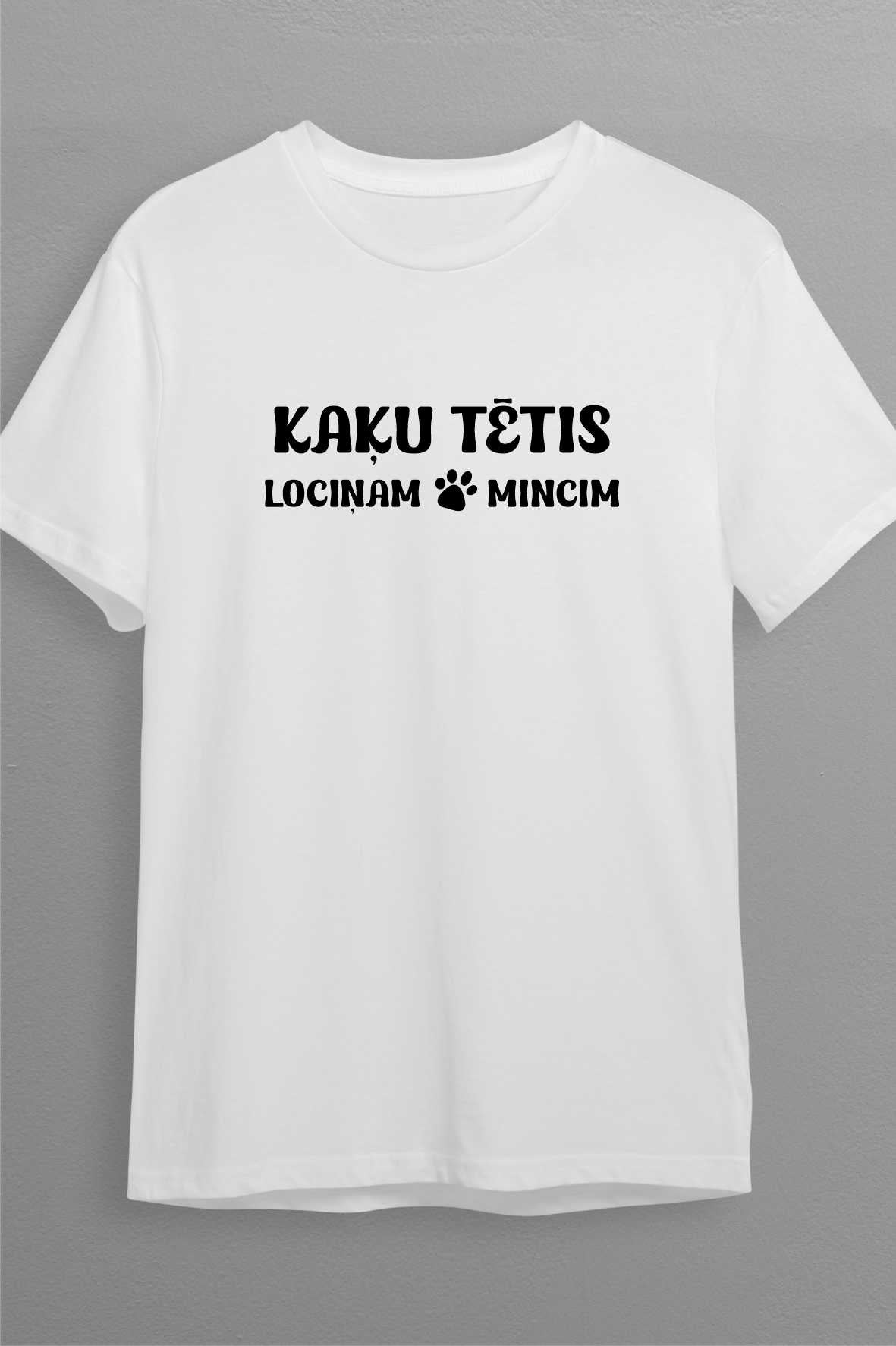 Personalizēts kaķa tēta T-krekls